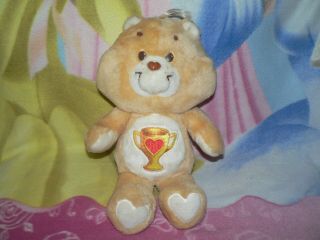 13 " Plush Vintage 1980s Trophy Cup Orange Champ Care Bear Baby Boy Girl Gift Toy