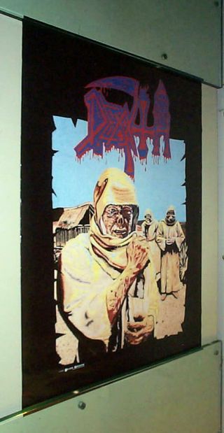 Death Metal Band Lp Leprosy Vintage Poster
