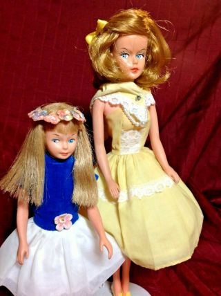 Vintage American Character 2 Nd Issue Cricket And Cousin Tressy Tagged Dress