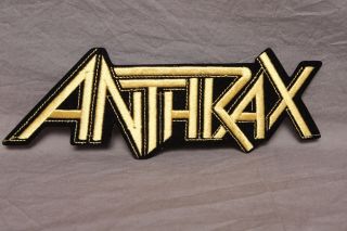 Vintage Anthrax 9 " Logo Patch Thrash Heavy Metal Metallica Slayer Sepultura Sod