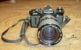 Fujica Ax - 5 Slr Film Camera 35mm Vintage,  28 - 80mm 1:3.  5 - 4.  5 62 Sigma Zoom Lens