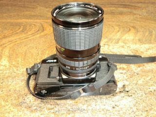 FUJICA AX - 5 SLR Film Camera 35mm Vintage,  28 - 80mm 1:3.  5 - 4.  5 62 Sigma Zoom Lens 5