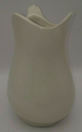 Vintage Royal Crownford Ironstone Pitcher Cream White FALCON WARE England 2