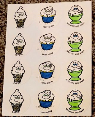 Ctp Vintage Scratch And Sniff Stickers Matte Vanilla (scratch N Sniff)