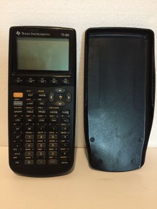 Texas Instruments 86 Graphing Calculator Ti - 86 Vintage Scientific W/ Cover