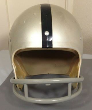 Vintage Oakland Raiders NFL Football Helmet Rawlings M & vintage key chain fob 3