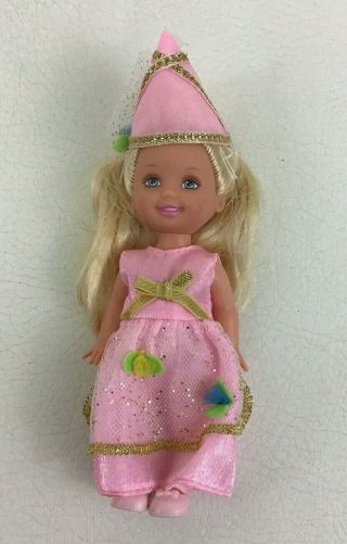 Barbie Baby Kelly Doll Toys Princess with Throne Dressed Mattel Vintage A30 3