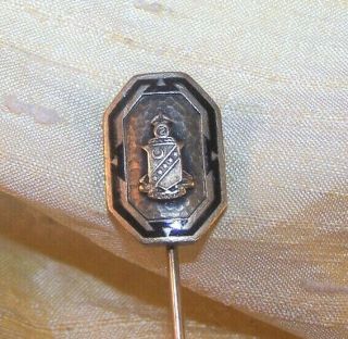 Vintage Kappa Sigma Fraternity Art Deco Crest Stick Pin,  Kappa Sig Very Old