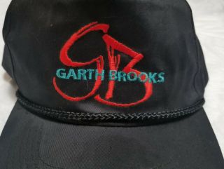 Vtg Garth Brooks Tour Concert Country Western Baseball Cap Hat Snapback