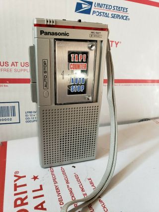 Great Panasonic Rn - 001d Microcassette Tape Recorder Vintage