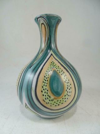 Vintage Mid Century Modern Art Pottery Table Vase Matte Finish Hank Norway Nk