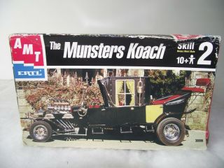 LQQK RARE VINTAGE 1999 AMT The Munsters Koach model kit 30098 1/25 scale 3