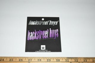 Vintage 1998 Backstreet Boys Embroidered Iron - On Patch