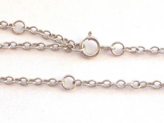 Stunning 925 Silver Fine Curb Thin Chain Anklet Link Retro Vintage Delicate