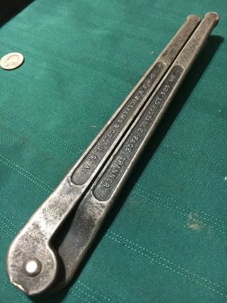 Vintage 484 J.  H.  Williams Spanner Wrench 4 " Size Adjustable Face