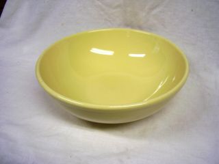 Vtg Yellow T S & T Taylor Smith & Taylor Luray Pastels Round Serving Mixing Bowl