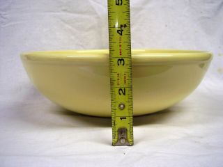 VTG Yellow T S & T Taylor Smith & Taylor LuRay Pastels Round Serving Mixing Bowl 4