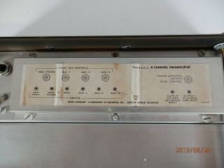 Heathkit Vintage power supply A channel Preamplifier. 6