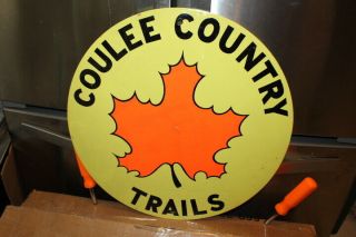 Large Coulee Country Trails Hunting Fishing 1960 