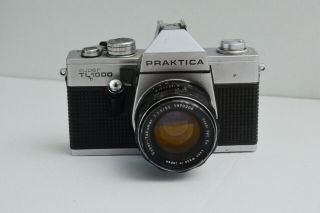 Vintage Praktica TL1000 35mm SLR Camera w/Super Takumar 55mm f1.  8 Lens 2