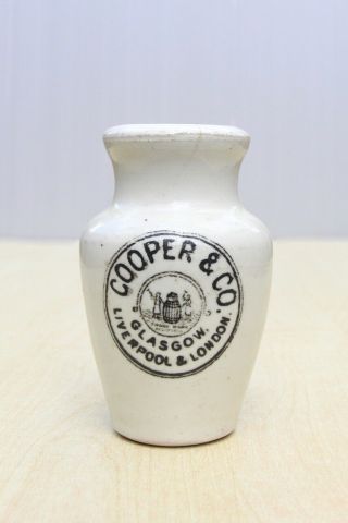 Vintage C1900s Cooper Glasgow Liverpool & London Ladies Threshing Pict Cream Pot