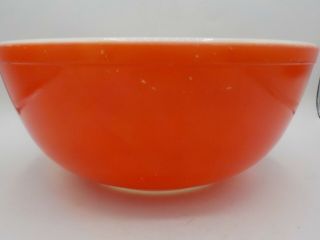 Vintage 50 ' s Red Pyrex 404 Largest of Nesting Bowl Set Primary Colors 4 Quart 2