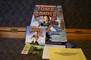 Tomb Raider Ii 2 Gold Edition Vintage Pc Game Trapezoid Box