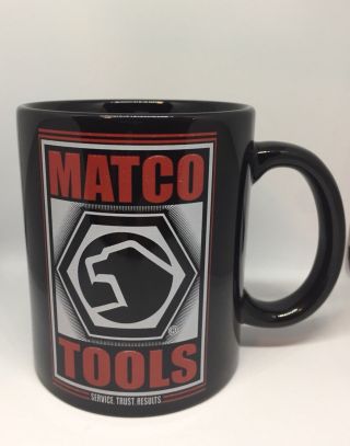Vintage Matco Tools Coffee Cup Mug Black