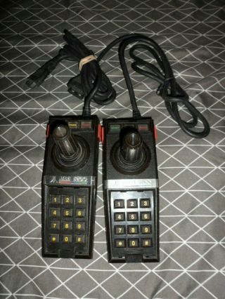 2 Atari 5200 Remote Control Joystick Controller Vintage
