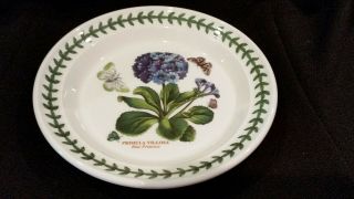 Vintage Portmeirion Botanic Garden Blue Primrose Bread & Butter Plate 7 1/4 " Diam