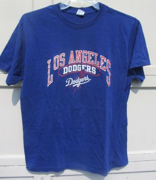 Rare Vintage 1970s Los Angeles Dodgers Champion Brand T - Shirt Men 
