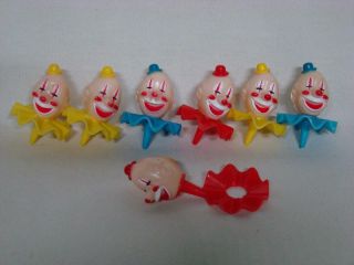 Vintage Cake Toppers Birthday Clown Decoration