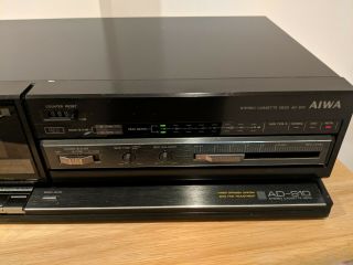 Vintage 80s AIWA AD - S10 Stereo Tape Cassette Deck Recorder Player Dolby B C Type 3