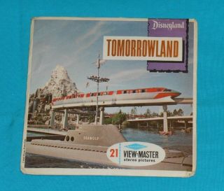 Vintage Disneyland Tomorrowland View - Master Reels Packet
