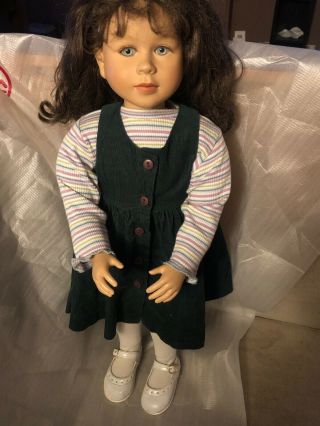 My Twin Vintage Doll 23 " Brown Hair Hazel Eyes 1997 Able To Pose Body