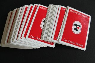 Vintage Casino Frontier Hotel Las Vegas Playing Cards 4