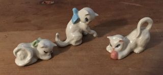 1940’s Vintage Cat Figurines 3 Pc Set