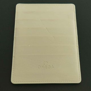 Vintage Omega Off White And Card Holder