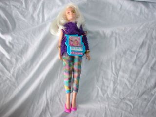 Vintage 1986 Hasbro Doll Jem And Holograms Band White Hair Roxy Outfit Shoes