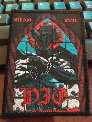 Dio Official " Dream Evil " Vintage Patch