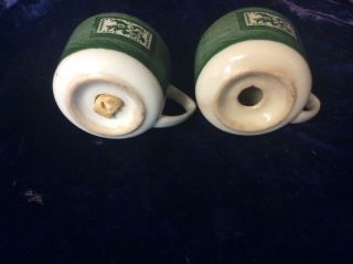Vintage Colonial Homestead China by Royal Green Salt & Pepper Shakers 4