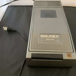 Solidex Vhs Video Tape Rewinder Model 828 Vintage 1987