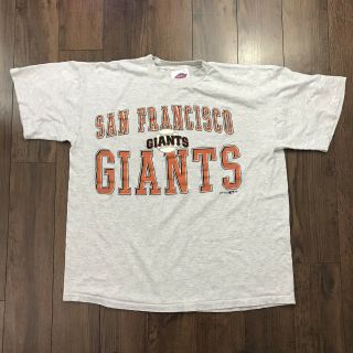 Vintage 1995 San Francisco Sf Giants National League Helmet Shirt Xl Mlb Vtg Tee