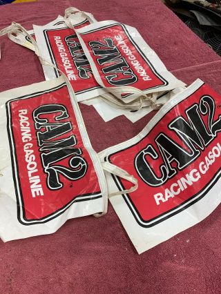 Vintage Cam2 Racing Gasoline Banner / 12 Flags Long / Hot Rod Garage Shop