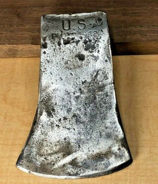 Vintage Wwii Us Military Plumb Hatchet Axe Dated 1942 Usa Ax Tool