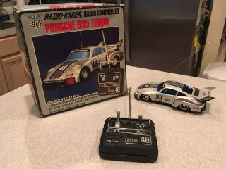 Taiyo Porsche 935 Turbo Vintage Rare Radio Control Rc Made In Japan
