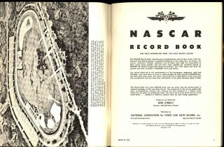 Vintage 1955 NASCAR Record Book: 1954 Racing Season,  OLD STOCK / NOS (G0762) 3