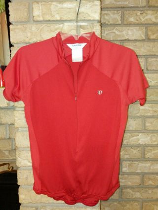 Vintage Pearl Izumi Red Cycling Jersey Large