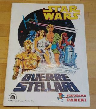 Star Wars Guerre Stellari Panini 20th Century Fox 1977 Vintage