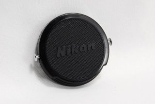 Vintage Nikon Front Lens Cap 40.  5mm With Chrome Buttons